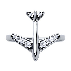 Кольцо SOKOLOV - Серебро 925, Фианит (арт. 94014191)