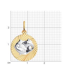 Подвеска SOKOLOV - Золото 585 (арт. 031376)