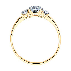 Кольцо SOKOLOV - Серебро 925, Фианит (арт. 93011093)