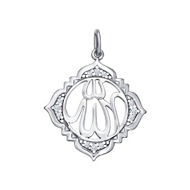 Подвеска SOKOLOV - Серебро 925, Фианит (арт. 94031246)