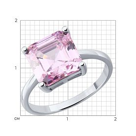 Кольцо SOKOLOV - Серебро 925, Фианит (арт. 94014914-91)