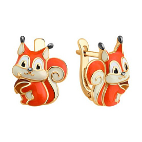 Серьги SOKOLOV - Серебро 925, Эмаль (арт. 93022468)