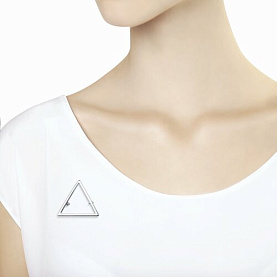 Брошь SOKOLOV - Серебро 925 (арт. 94040149)