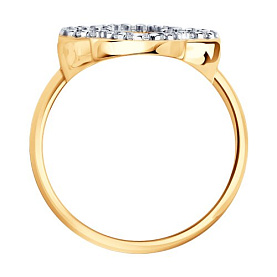 Кольцо SOKOLOV - Серебро 925, Фианит (арт. 93011203)