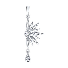 Подвеска Diamant - Серебро 925, Фианит (арт. 94-130-02103-1)