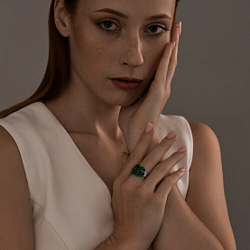 Кольцо SOKOLOV - Серебро 925, Агат (арт. 92014317)