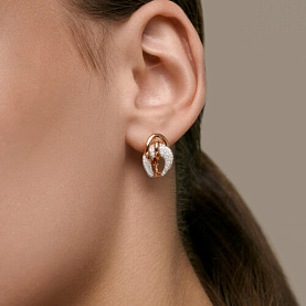 Серьги SOKOLOV - Золото 585, Фианит (арт. 0200996)