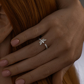 Кольцо SOKOLOV - Серебро 925, Фианит (арт. 94013842)