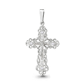 Подвеска Аквамарин - Серебро 925, Фианит (арт. 20492А.5)