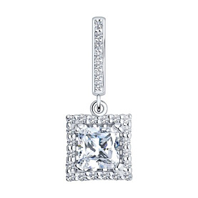 Подвеска SOKOLOV - Серебро 925, Фианит (арт. 94031301)