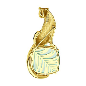 Брошь Diamant - Серебро 925, Эмаль (арт. 93-140-01672-1)