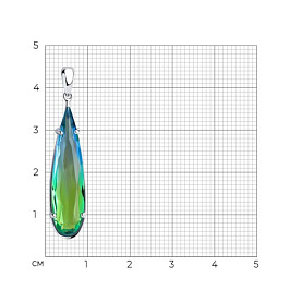 Подвеска SOKOLOV - Серебро 925, Синтетический ситалл (арт. 92030657)