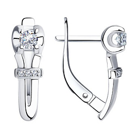 Серьги Diamant - Серебро 925, Фианит (арт. 94-120-00592-1)