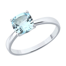 Кольцо SOKOLOV - Серебро 925, Топаз (арт. 92011254)