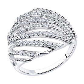 Кольцо Diamant - Серебро 925, Фианит (арт. 94-110-00790-2)