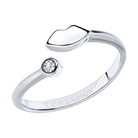 Кольцо SOKOLOV - Серебро 925, Фианит (арт. 94012651)