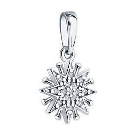 Подвеска Diamant - Серебро 925, Фианит (арт. 94-130-02109-1)