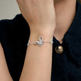 Браслет SOKOLOV - Серебро 925, Фианит (арт. 94051654)