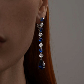 Серьги SOKOLOV - Серебро 925, Фианит (арт. 94025748)