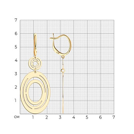Серьги Diamant - Серебро 925 (арт. 93-121-01615-1)