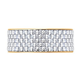 Кольцо SOKOLOV - Серебро 925, Фианит (арт. 93011131)