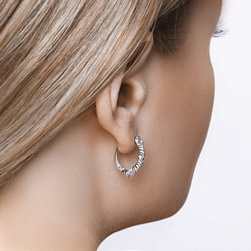 Серьги SOKOLOV - Серебро 925, Топаз, Фианит (арт. 92021430)