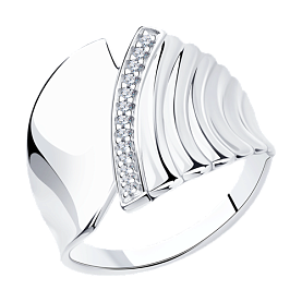 Кольцо SOKOLOV - Серебро 925, Фианит (арт. 94013222)