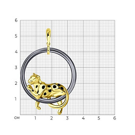 Подвеска SOKOLOV - Серебро 925, Эмаль (арт. 93030536)