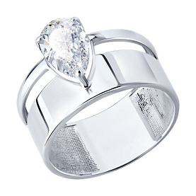 Кольцо Diamant - Серебро 925, Фианит (арт. 94-110-02344-1)