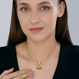 Подвеска Diamant - Серебро 925, Эмаль (арт. 93-130-00065-1)