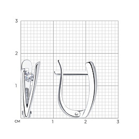 Серьги SOKOLOV - Серебро 925, Фианит (арт. 94025335)