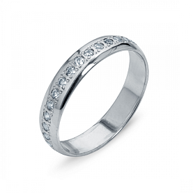 Кольцо Platinum Lab. - Платина 950, Бриллиант (арт. ПК-104-25)