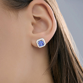 Серьги SOKOLOV - Серебро 925, Фианит (арт. 94027155-91)