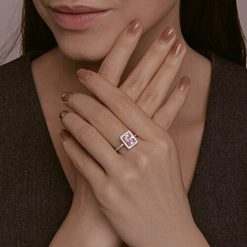 Кольцо SOKOLOV - Серебро 925, Фианит (арт. 94014210)