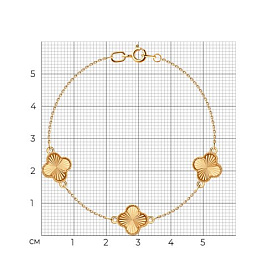 Браслет SOKOLOV - Золото 375 (арт. 051543-4)