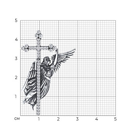 Брошь Diamant - Серебро 925, Фианит (арт. 95-140-02336-1)