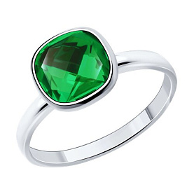 Кольцо SOKOLOV - Серебро 925, Swarovski (арт. 94011871)