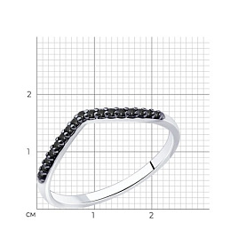 Кольцо Diamant - Серебро 925, Фианит (арт. 94-110-01511-1)