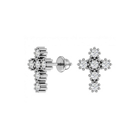 Серьги POKROVSKY - Серебро 925, Фианит (арт. 6001139-00205)