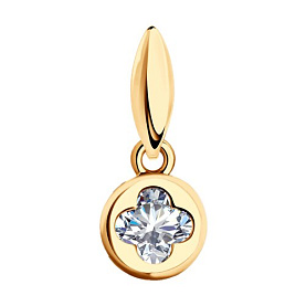 Подвеска SOKOLOV - Серебро 925, Фианит (арт. 93030279)