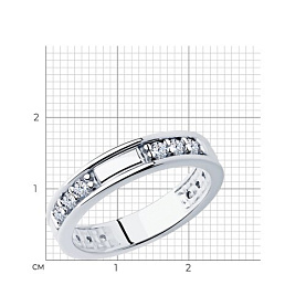 Кольцо Diamant - Серебро 925, Фианит (арт. 94-110-01632-2)