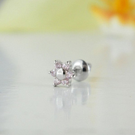 Серьга Галатея - Серебро 925, Фианит (арт. 3008.7)