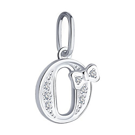 Подвеска SOKOLOV - Серебро 925, Фианит (арт. 94030478)