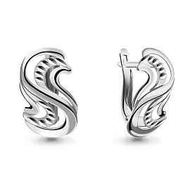 Серьги Аквамарин - Серебро 925 (арт. 31676.5)