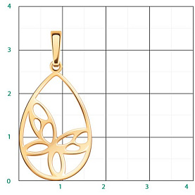 Подвеска Атолл - Золото 585 (арт. 50336)