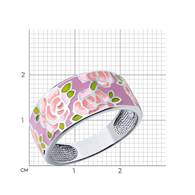 Кольцо SOKOLOV - Серебро 925, Эмаль (арт. 94013781)