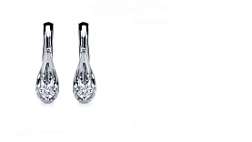 Серьги Platinum Lab. - Платина 950, Бриллиант (арт. ПС-202-01)