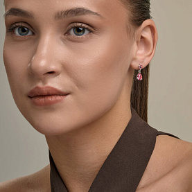 Серьги Diamant - Серебро 925, Кристалл (арт. 94-122-00210-1)