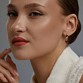 Серьги SOKOLOV - Серебро 925, Гранат (арт. 92025350)