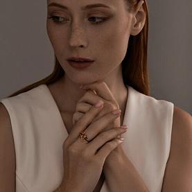 Кольцо SOKOLOV - Серебро 925, Хризолит (арт. 92012137)